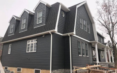 Carbon Vinyl & Shake Siding Replacement on Complex Exterior – Staten Island, New York