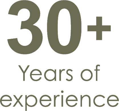 30-years-experience 30+ Years of Experience